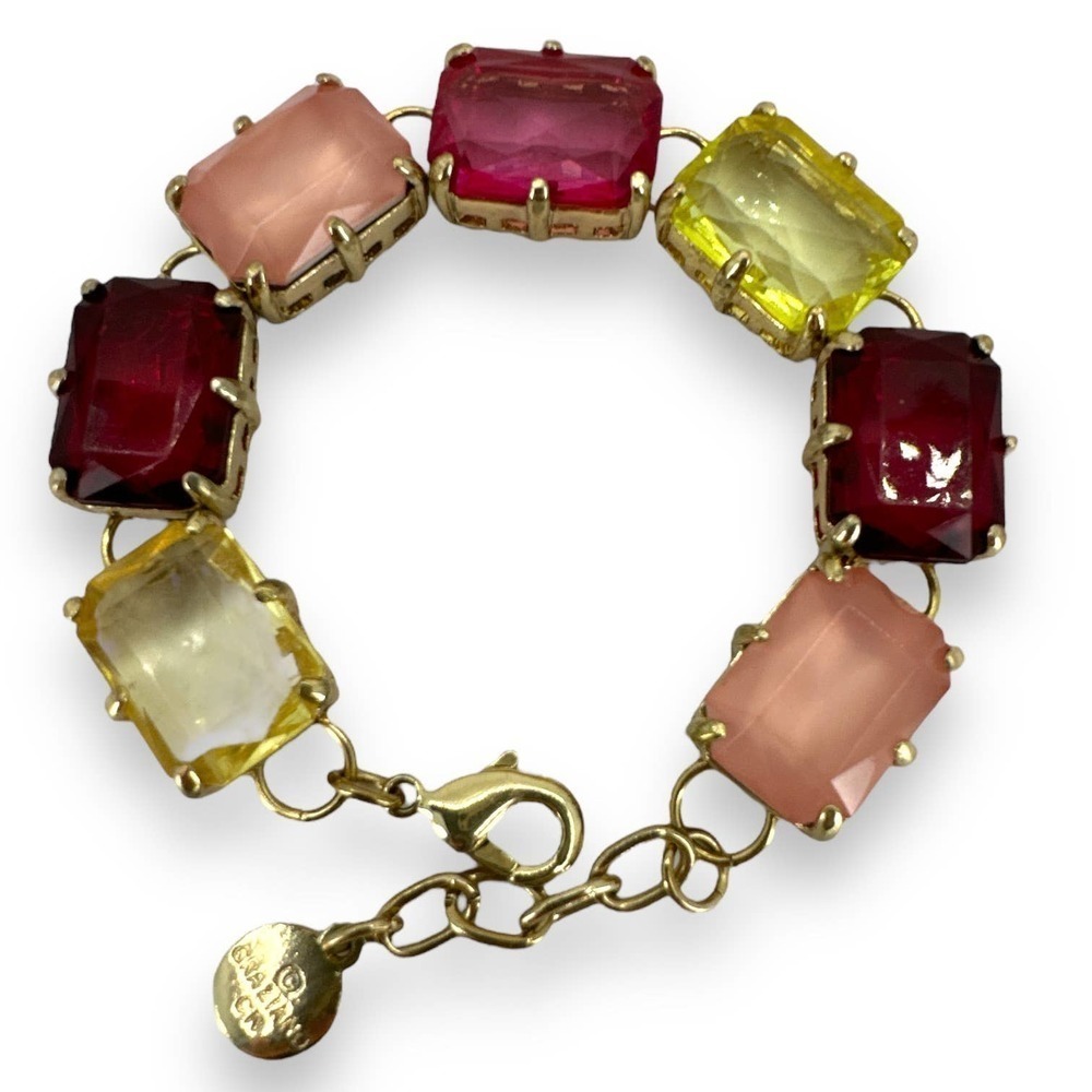 R.J. Graziano Large Multi-Color Rectangular Links… - image 1